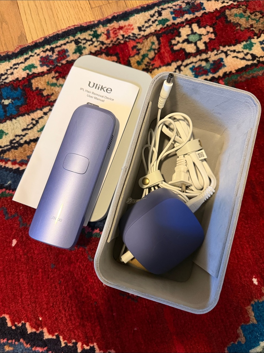 Ulike Purple IPL Hair Removal Device - Compact At-Home Treatment